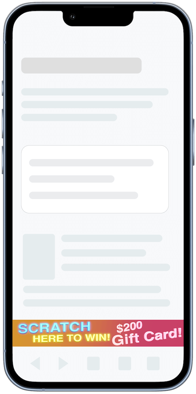 iPhone 13 Pro Mockup with Unscratched Banner
